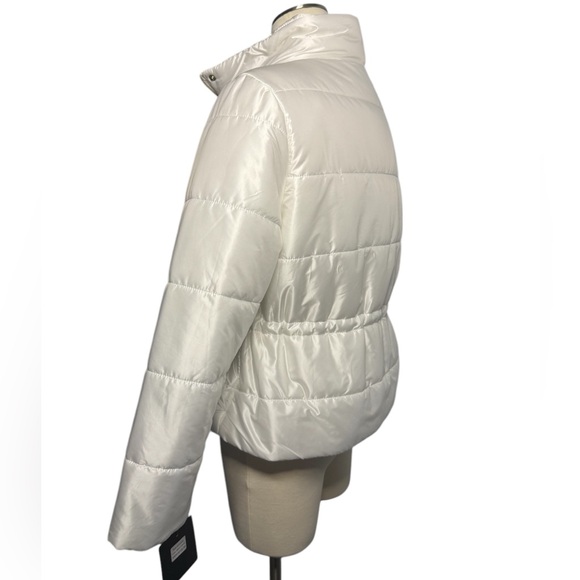 Marc New York Andrew Marc Women's Puffer Jacket Bright White - Size PM MSRP $109 - Picture 4 of 10